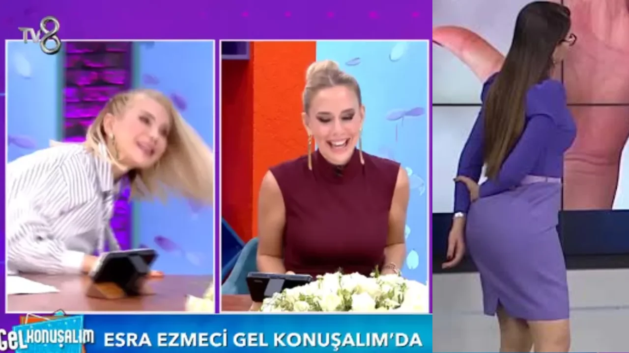 Ece Erken Esra Ezmeci’nin Doğal Olduğuna İkna Olmadı! Eğilip Baktı
