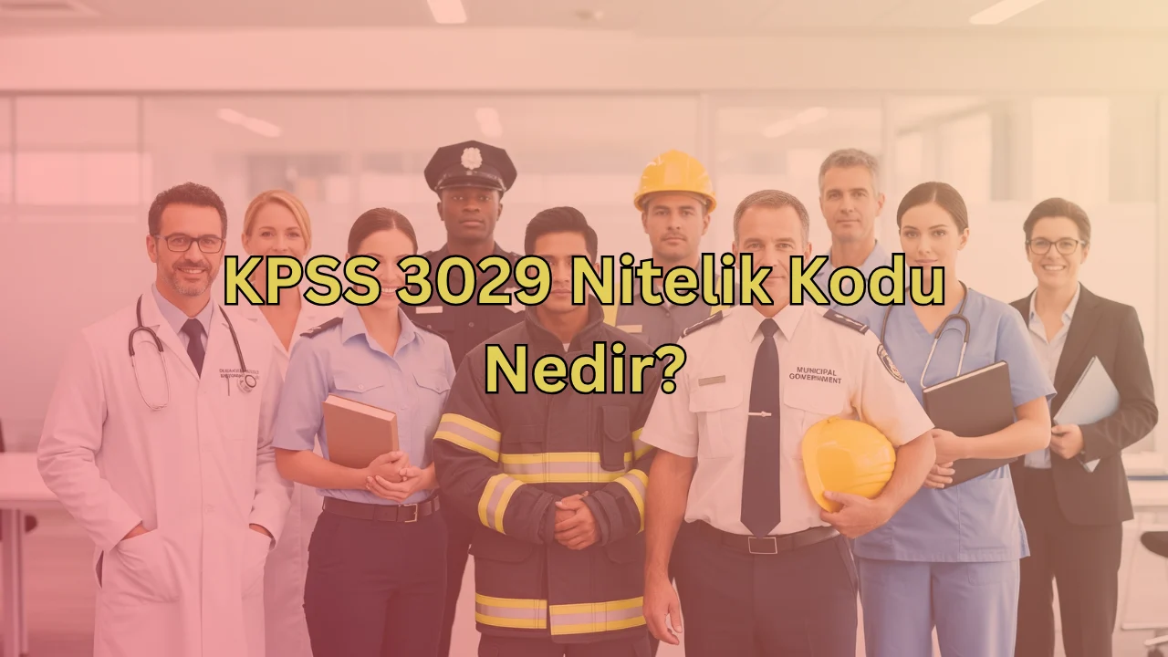 KPSS 3029 Nitelik Kodu Nedir?